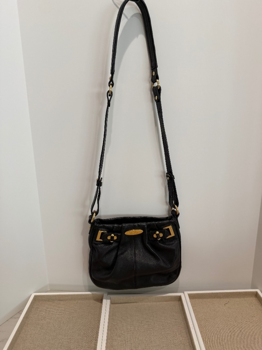 Brahmin Black small bag vintage
